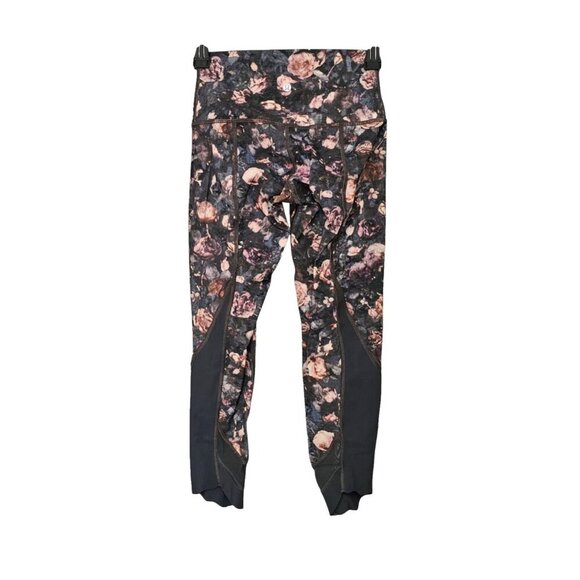 Women's - Lululemon Wunder Under Crop II Floral Leggings - Picture 6 of 8